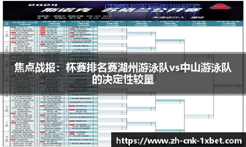 焦点战报：杯赛排名赛湖州游泳队vs中山游泳队的决定性较量